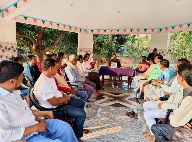 महाशिवरात्रि पर्व को ले जियापोखर थाना में शांति समिति की बैठक आयोजित, गणमान्य  लोगों ने  लिया भाग