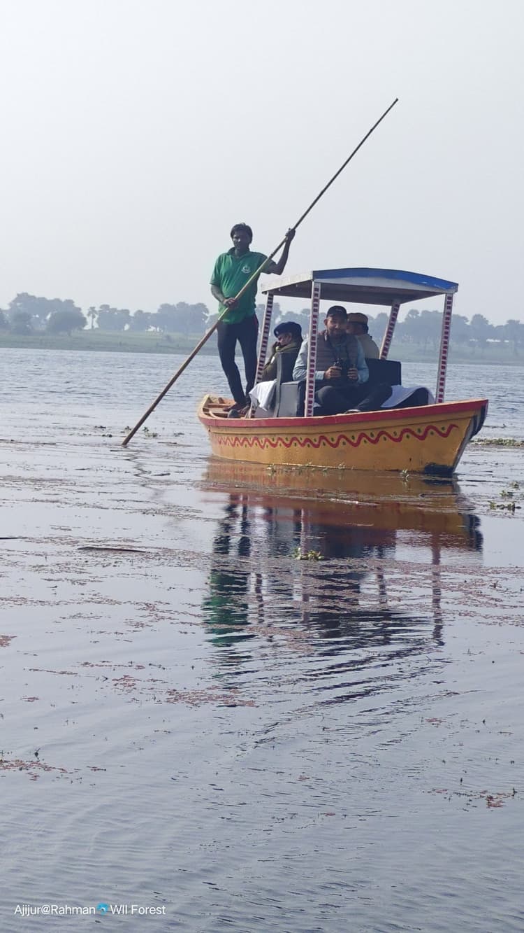 डल झील की तरह उधवा पक्षी अभ्यारण्य का आनंद लेंगे सैलानी