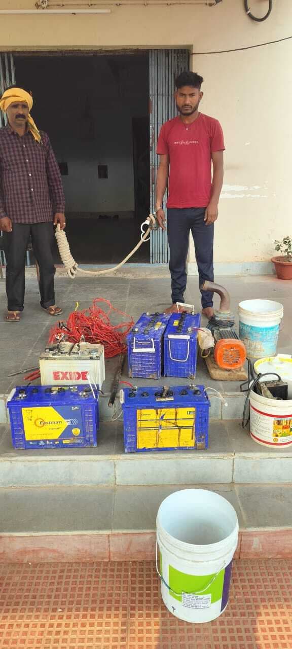 चोरी किये गये सामान के साथ एक चोर गिरफ्तार