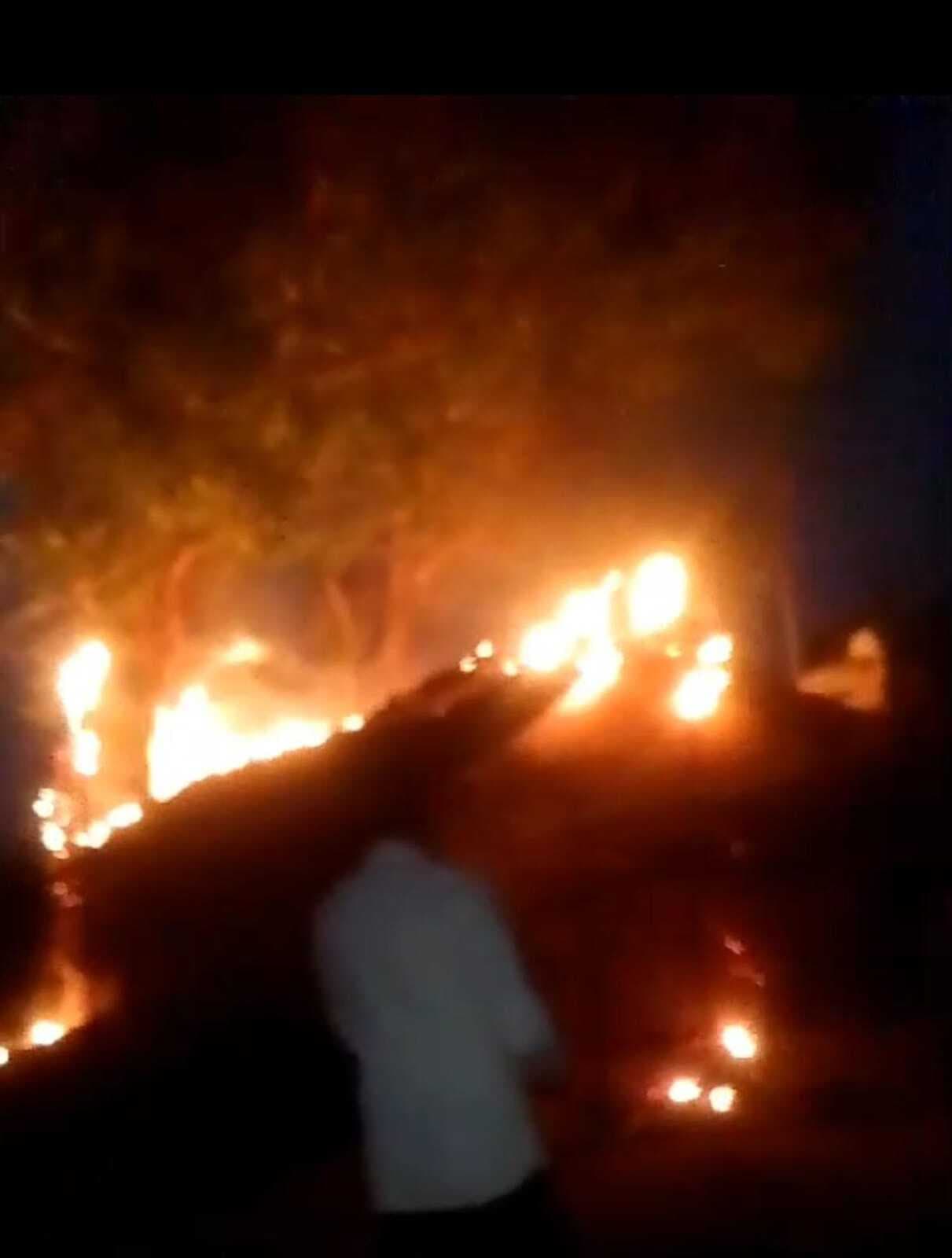 आगलगी में खपरैल का घर जलकर हुआ खाक