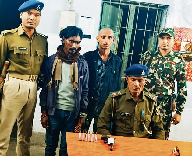 Gaya News : बड़ी घटना को अंजाम देने के फिराक में लगे दो बदमाश गिरफ्तार