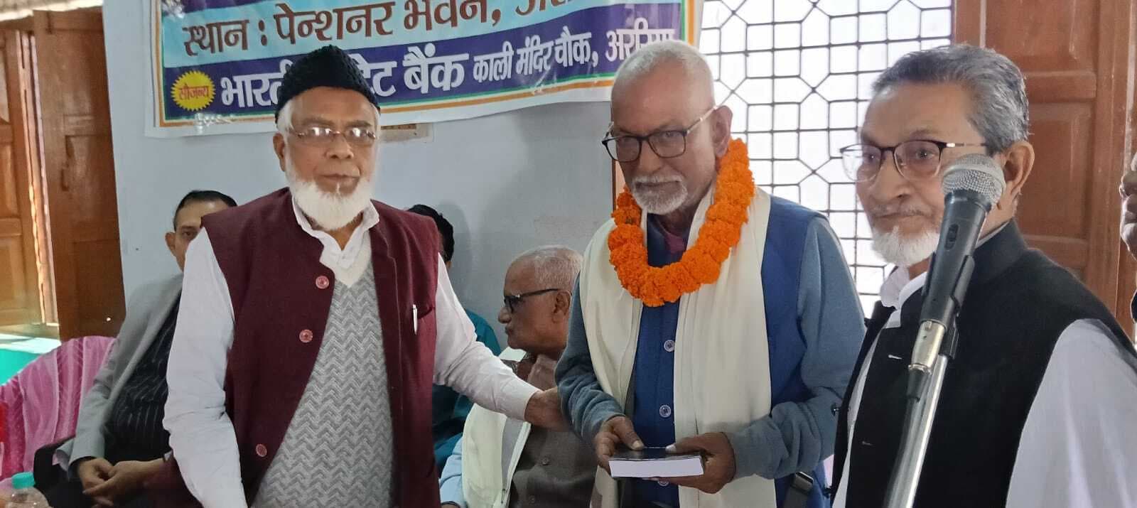 सद्भावना मंच के पांच वरिष्ठ सदस्यों को किया सम्मानित