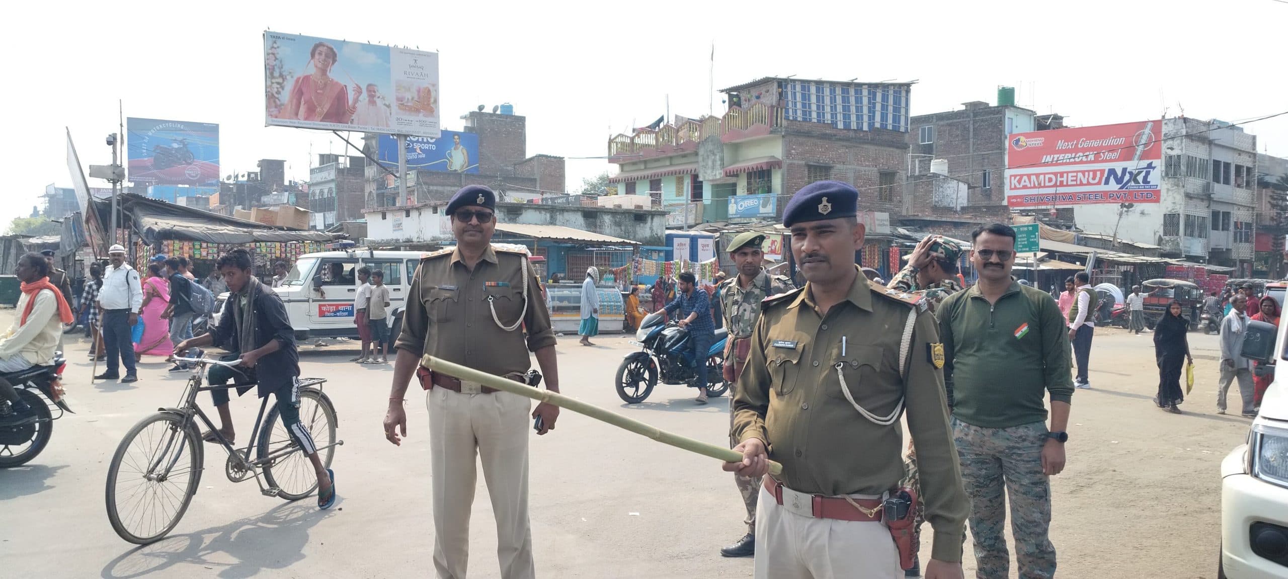 एनएच 31 व 81 पर बरती गयी विशेष चौकसी