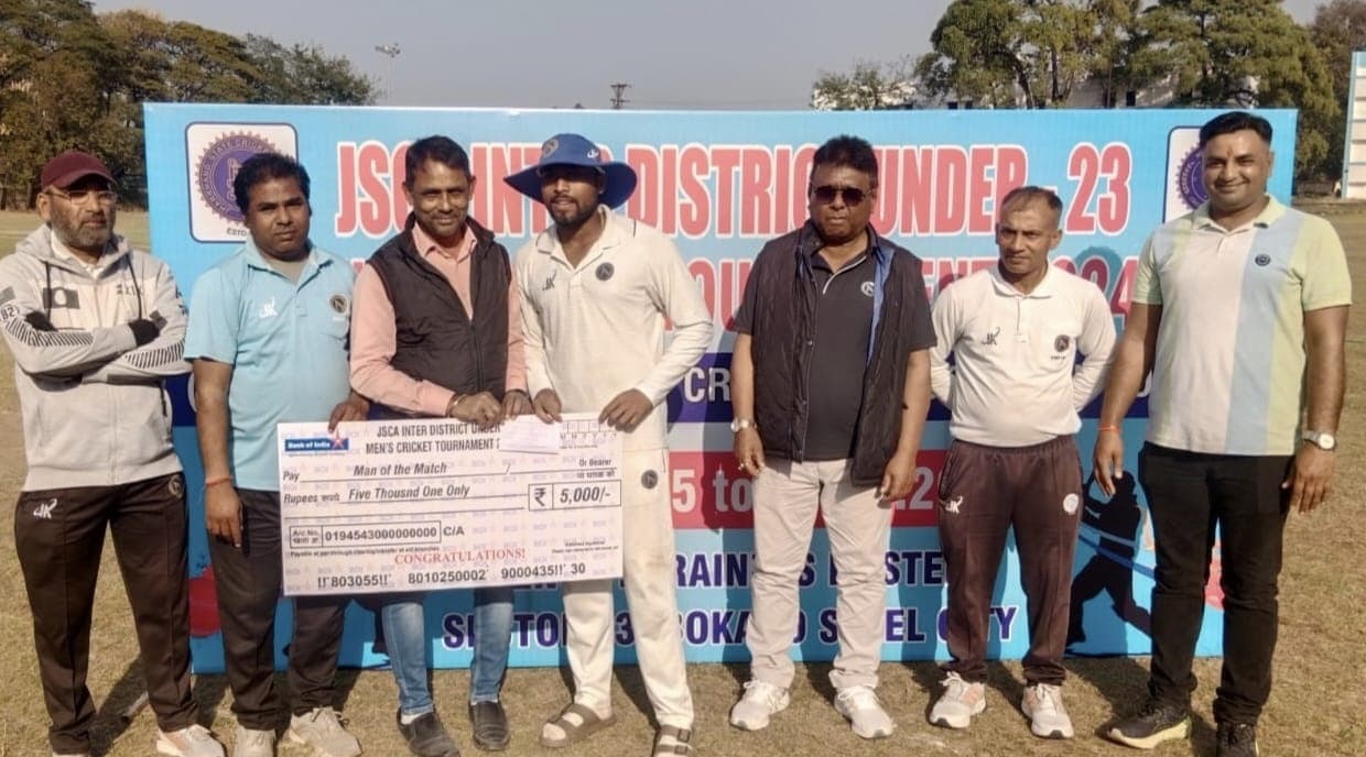 Bokaro News : गोड्डा की टीम को हराकर जमशेदपुर ने लगातार तीसरी जीत की दर्ज