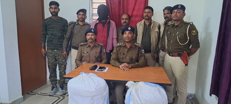 50 किलो गांजा के साथ स्कॉर्पियो जब्त, चालक गिरफ्तार