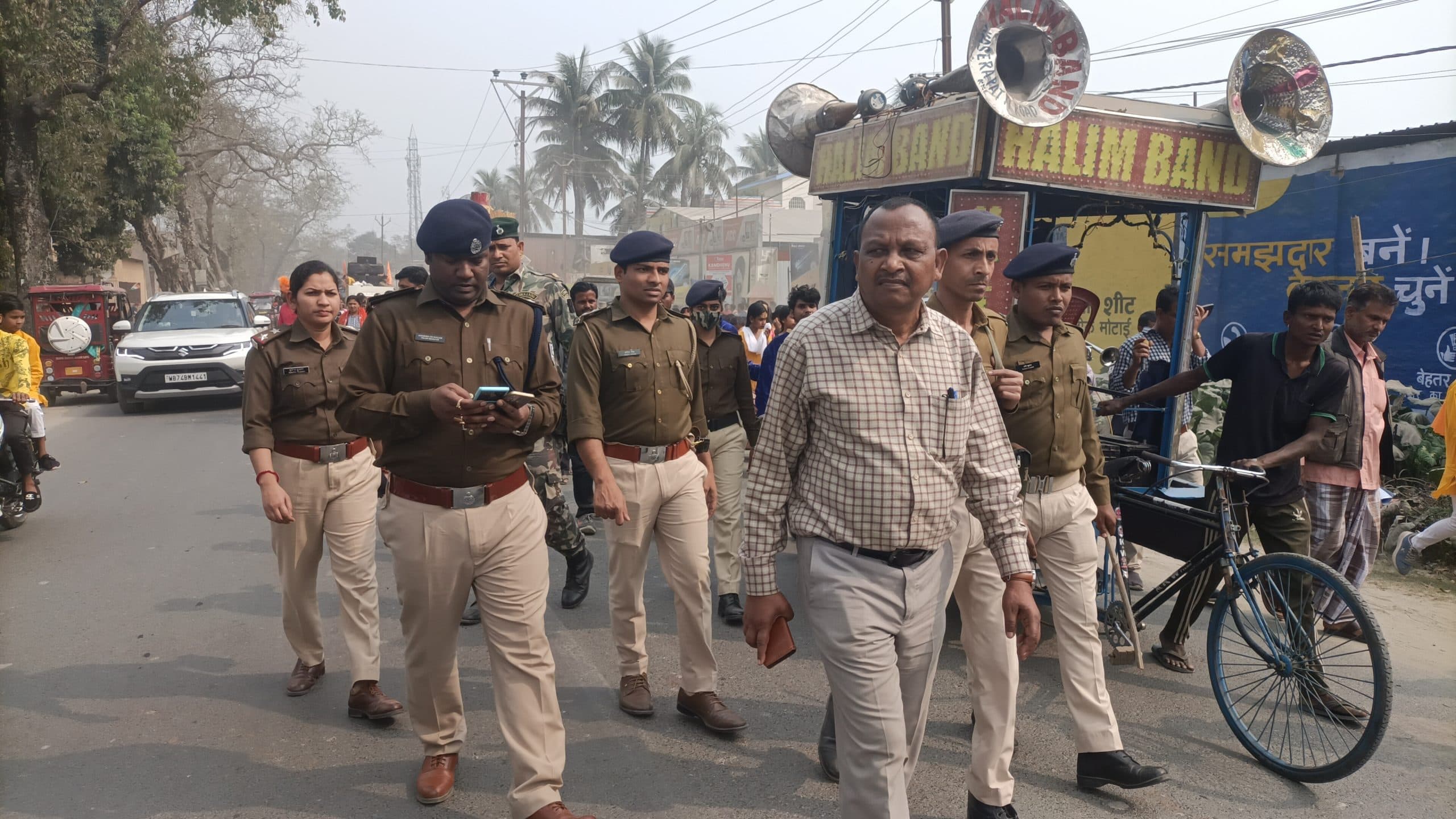 महाशिवरात्रि पर्व पर थी पुख्ता सुरक्षा व्यवस्था