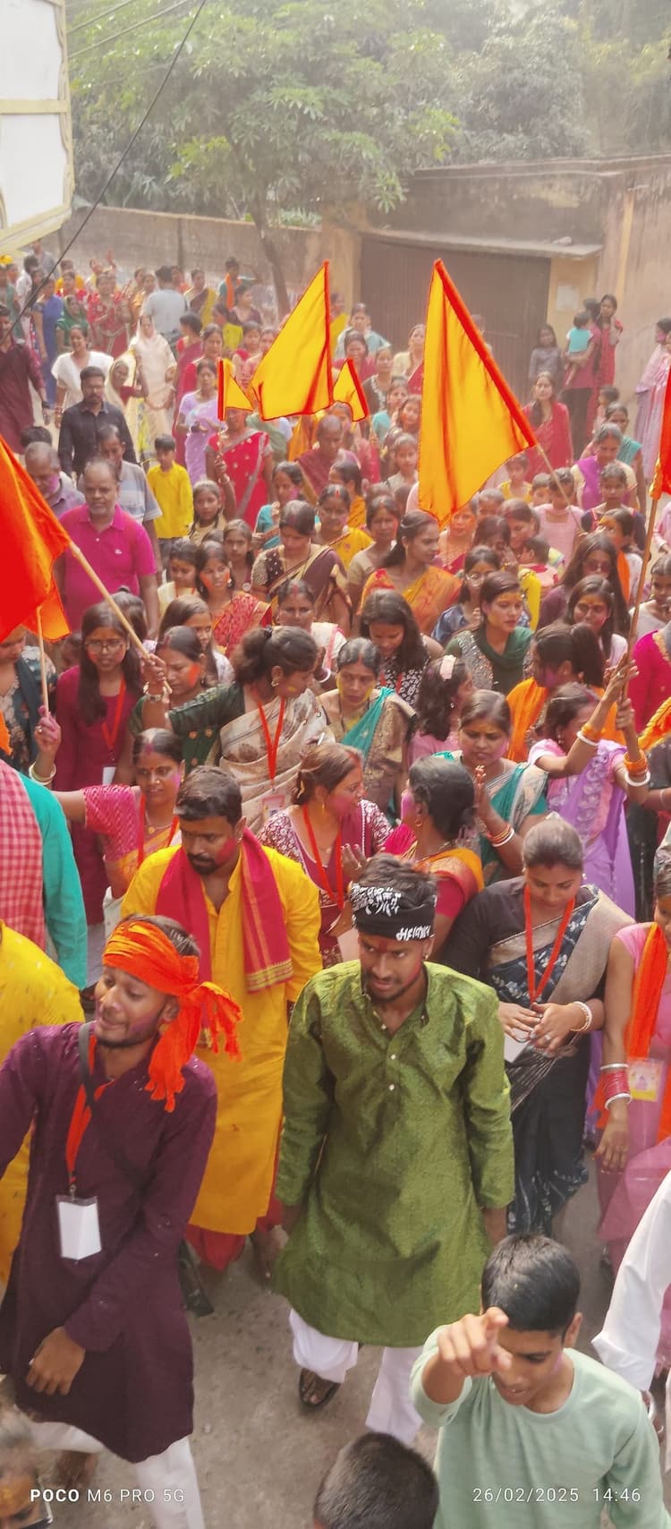 Jamshedpur news. सोपोडेरा : नगर भ्रमण के साथ पंचमुखी हनुमान मंदिर का खुला पट