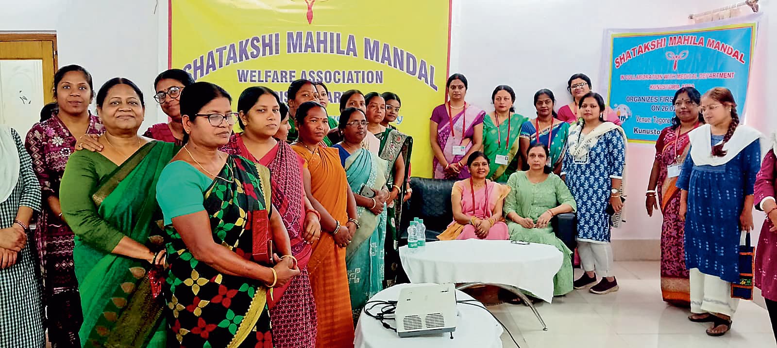 कुनुस्तोड़िया में शताक्षी महिला मंडल ने लगाया फर्स्ट एड ट्रेनिंग कैंप