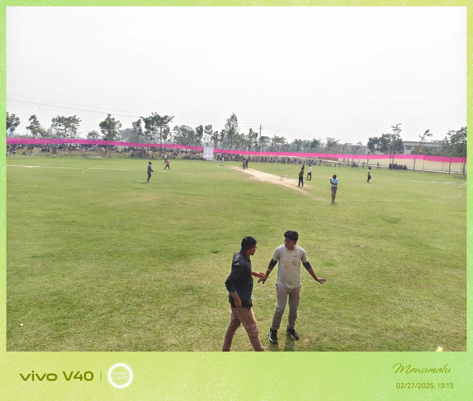 पुलिस सप्ताह के अवसर पर क्रिकेट मैच का हुआ आयोजन, 06 रनों से पब्लिक टीम ने दर्ज की जीत