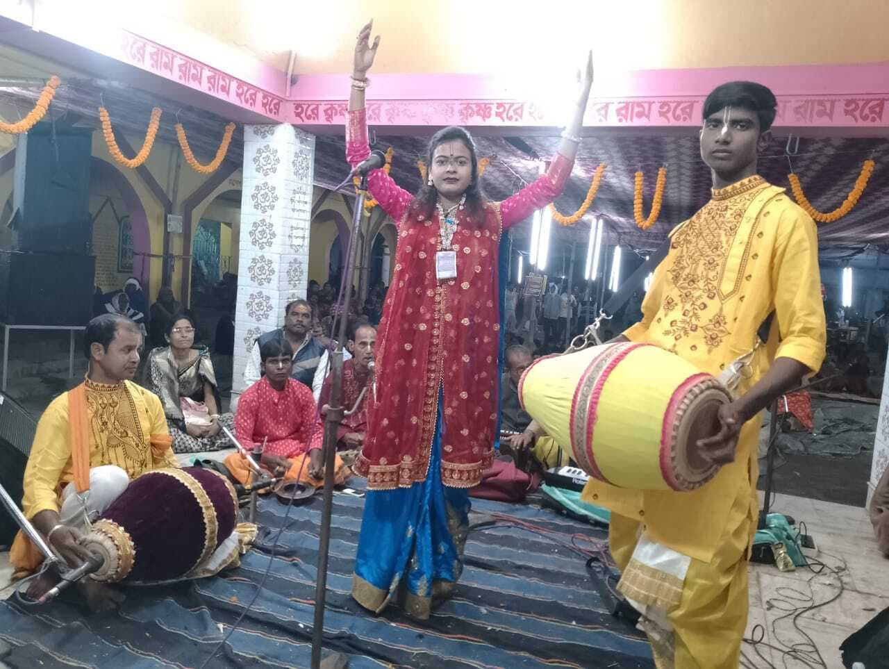 देवलेश्वर मंदिर में अखंड हरिनाम संकीर्तन का आयोजन