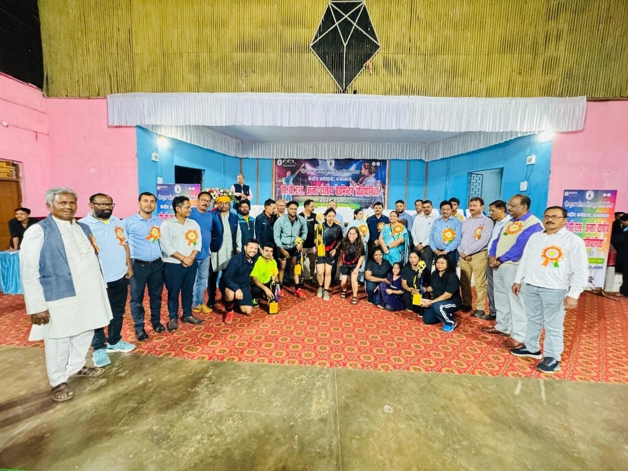 Badminton : केंद्रीय कर्मशाला बना चैंपियन, मुख्यालय रांची उप विजेता