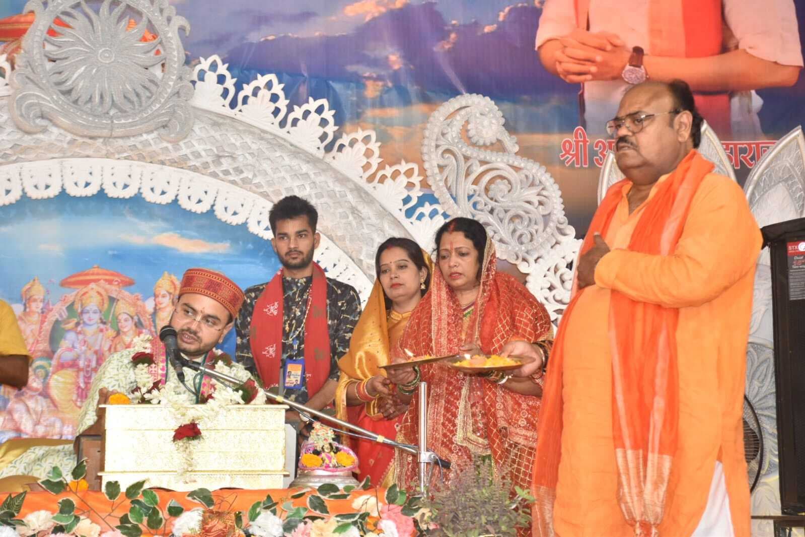 भगवान श्रीराम ने अहंकारी रावण का किया उद्धार : कथावाचक