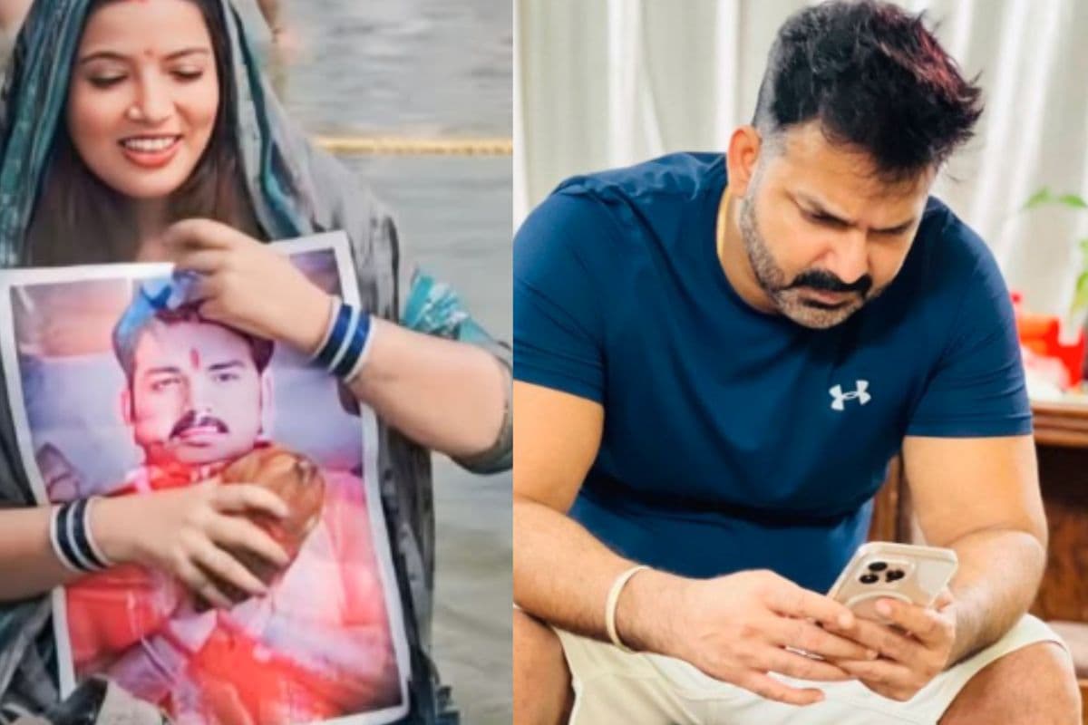 पत्नी ज्योति सिंह ने फोटो संग लगाई डुबकी तो पवन सिंह ने किया रिएक्ट, बोले- भक्ति भाव भी मजाक बन गया