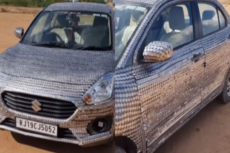 VIRAL: मारुति कार को बंदे ने सिक्कों से क्या खूब सजाया! 80 लाख ने देखा VIDEO