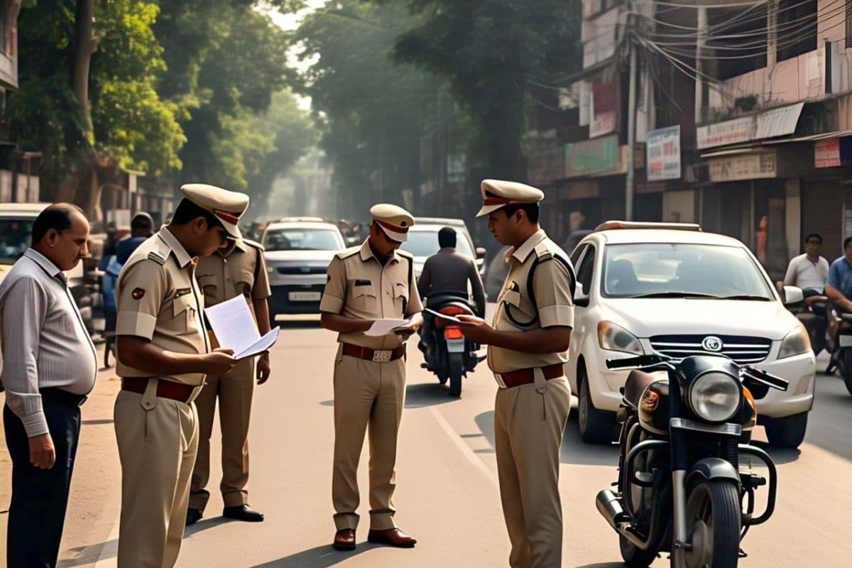 शादी टूटने से नाराज पति ने ट्रैफिक नियम की उड़ाई धज्जियां, अब पत्नी को भरना पड़ रहा चालान