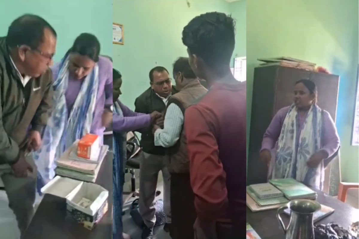 Viral Video: बिहार में महिला टीचर और प्रिंसिपल के बीच महासंग्राम! खूब हुई छीना-झपटी, देखें वीडियो