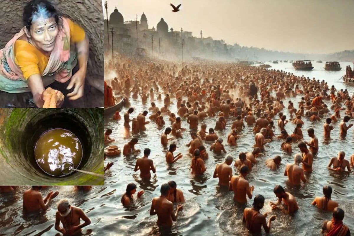 Mahakumbh: महाकुंभ नहीं जा सकीं, तो चीर डाली धरती! फिर किया स्नान 