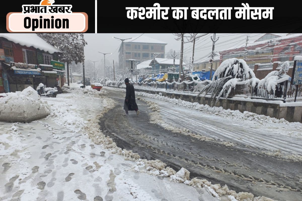 कश्मीर के लिए कहर बन रहा बदलता मौसम