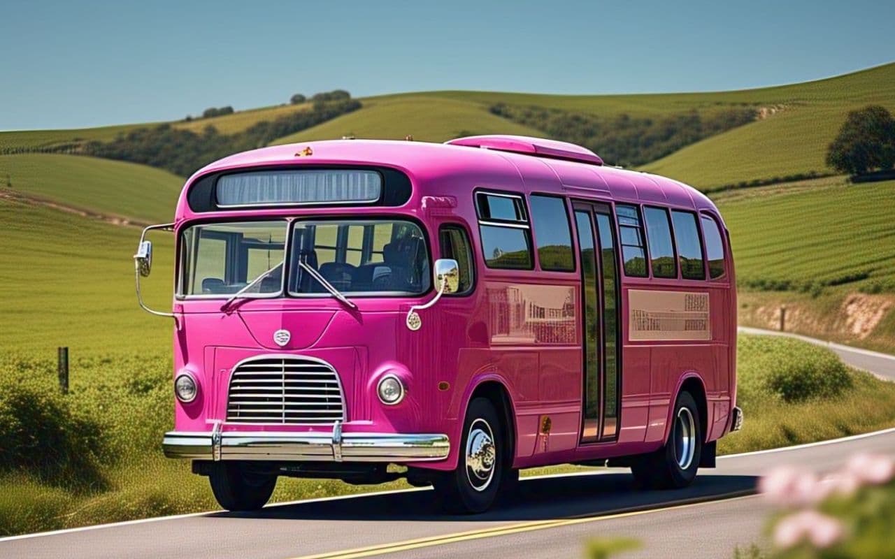 Pink Bus