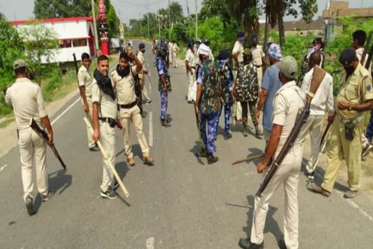 बिहार पुलिस पर हमला