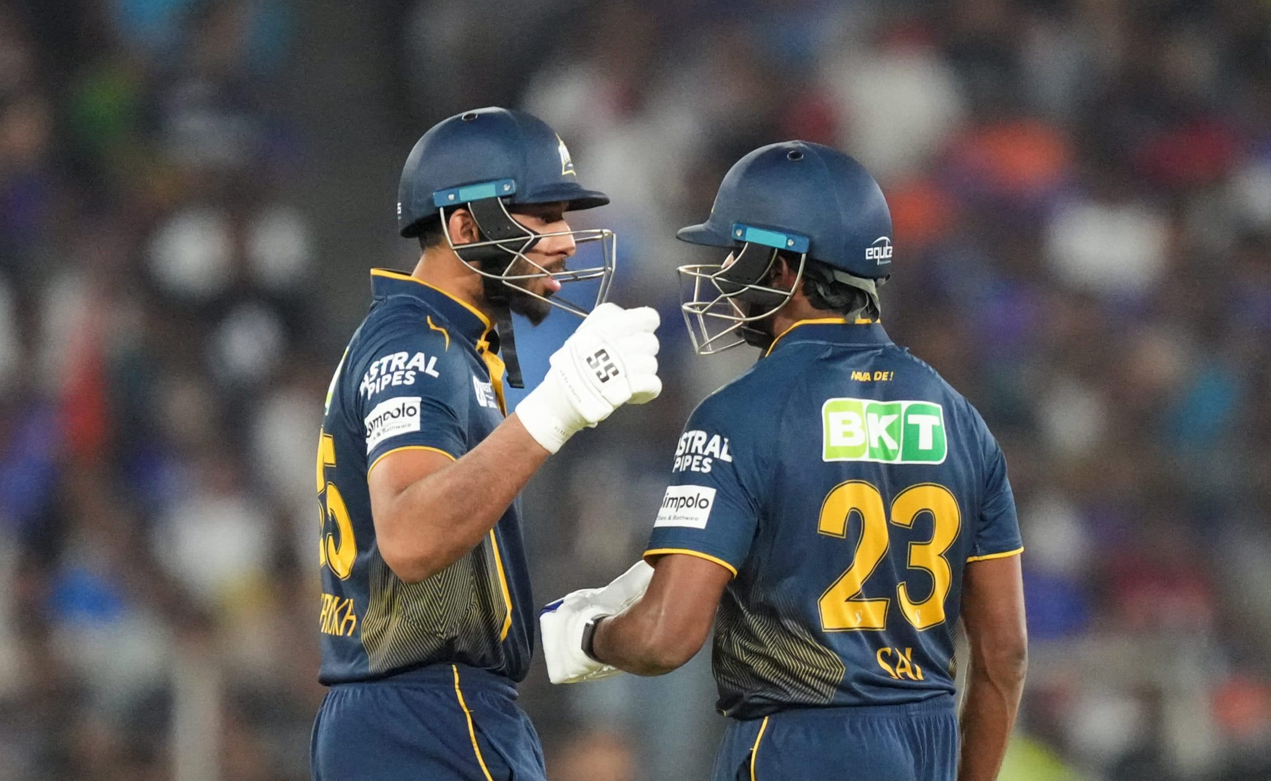 साई सुदर्शन का बैक टू बैक अर्धशतक, मुंबई इंडियंस को मिला 197 रनों का लक्ष्य