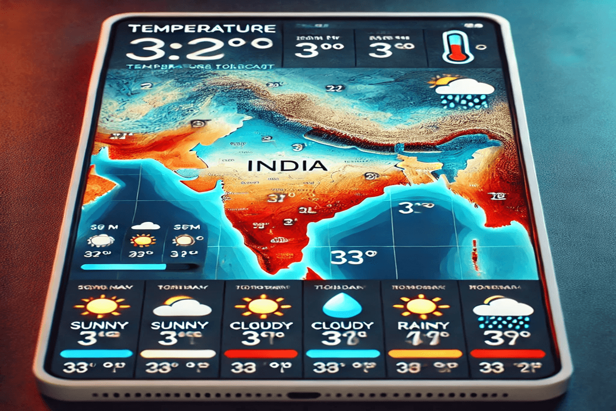 AI Image Temperature Forecast