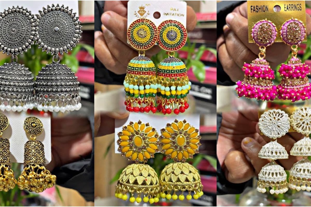Artificial Jhumka Designs For Saree: आर्टिफिशियल झुमकों के साथ दें साड़ी-सूट में स्टाइल का तड़का