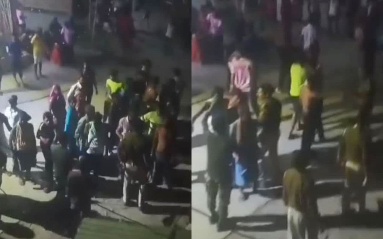 भागलपुर में पुलिस पर हुए हमला का Video आया सामने, खून की प्यासी भीड़ से जान बचाते नजर आये जवान