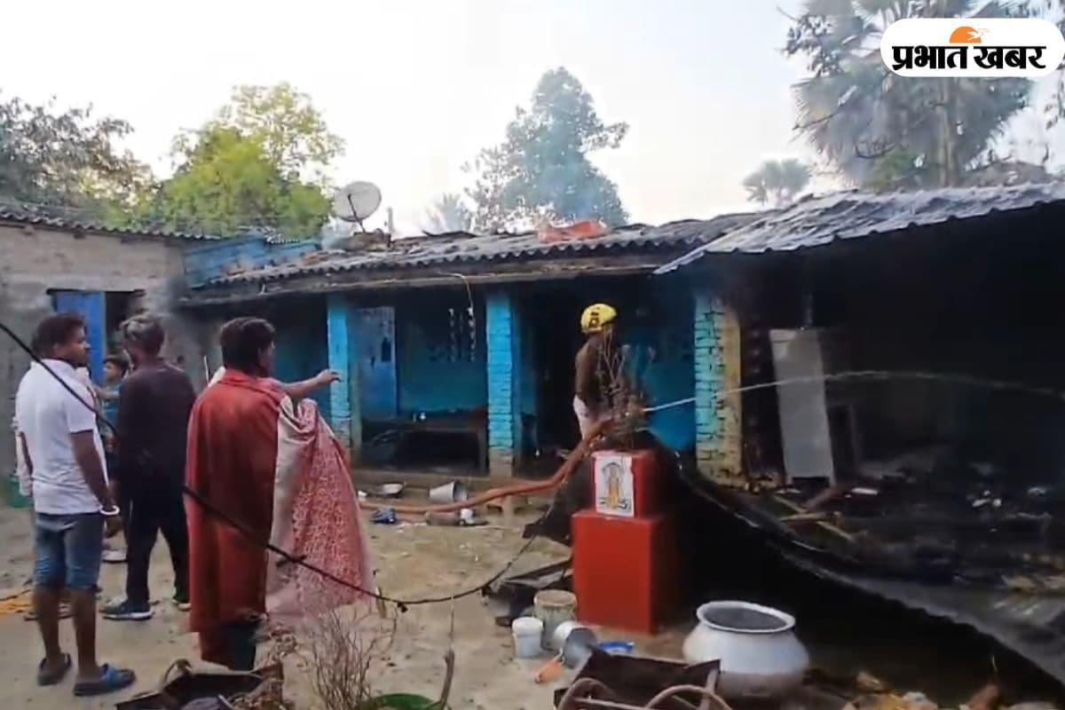 होली के जश्न के बीच मधुबनी में जल उठा घर, सिलेंडर विस्फोट से मची अफरा-तफरी