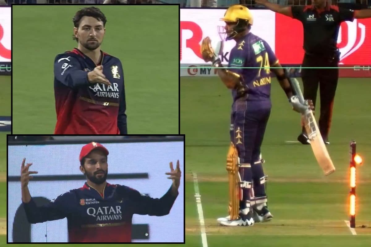 सुनील नरेन के बल्ले से गिरीं बेल्स, अपील भी हुई लेकिन नियम आड़े आ गया, जानें क्या कहती है रूल बुक