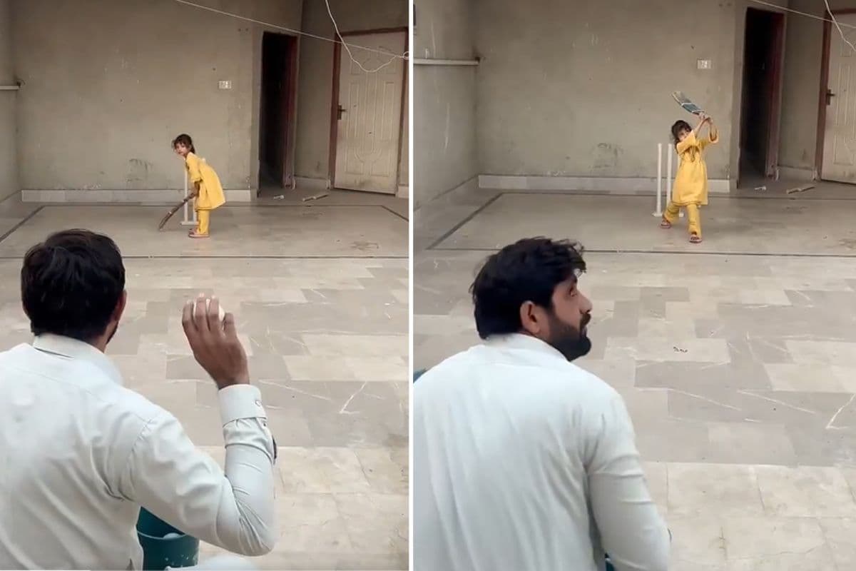 बिल्कुल रोहित शर्मा! 6 साल की पाकिस्तानी बच्ची का पुल शॉट हुआ वायरल, देखें Video