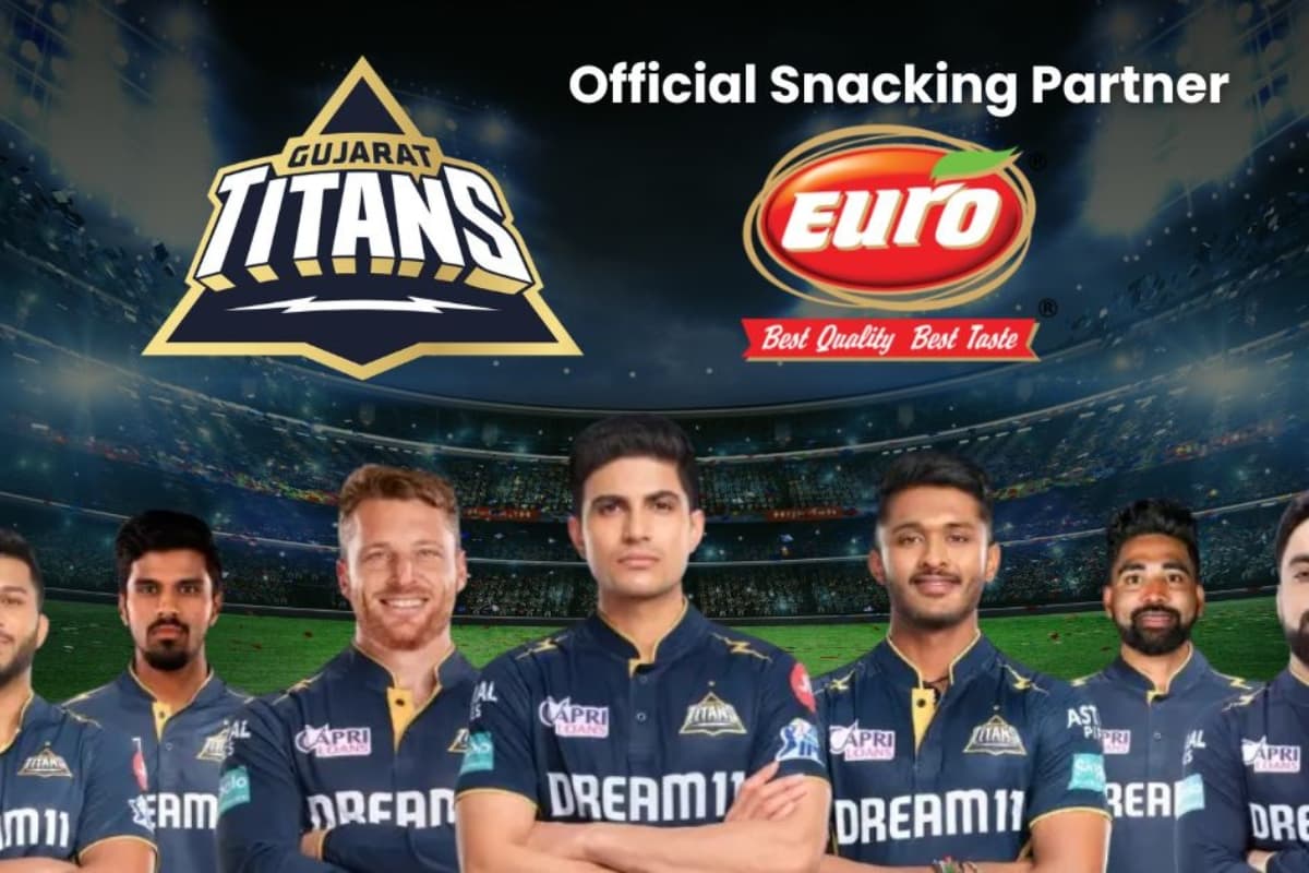 यूरो इंडिया फ्रेश फूड्स बना गुजरात टाइटंस का आधिकारिक स्नैकिंग पार्टनर