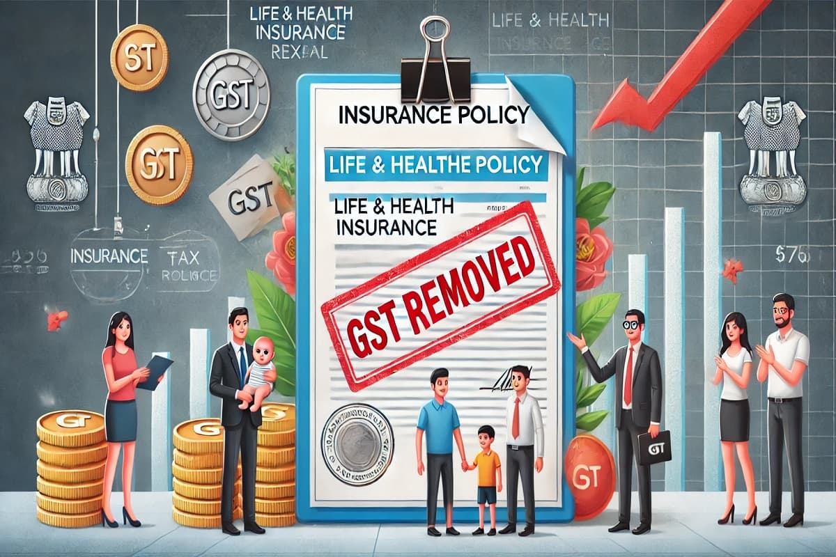 लाइफ और हेल्थ इंश्योरेंस पॉलिसी से हट सकती है जीएसटी, ये है सरकार का प्लान