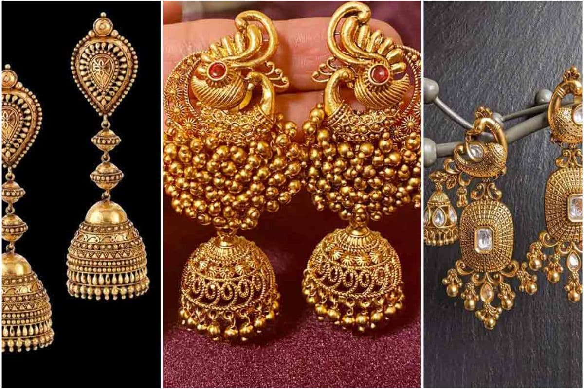 Artificial Jhumka Designs for Saree