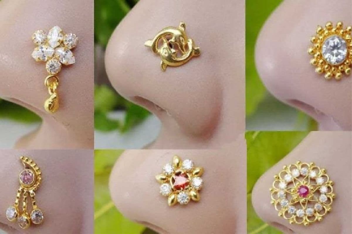 Gold Nose Pins: गोल्ड नोज पिन्स के लेटेस्ट डिजाइन, जो आपके चेहरे पर लगा देंगे चार चांद