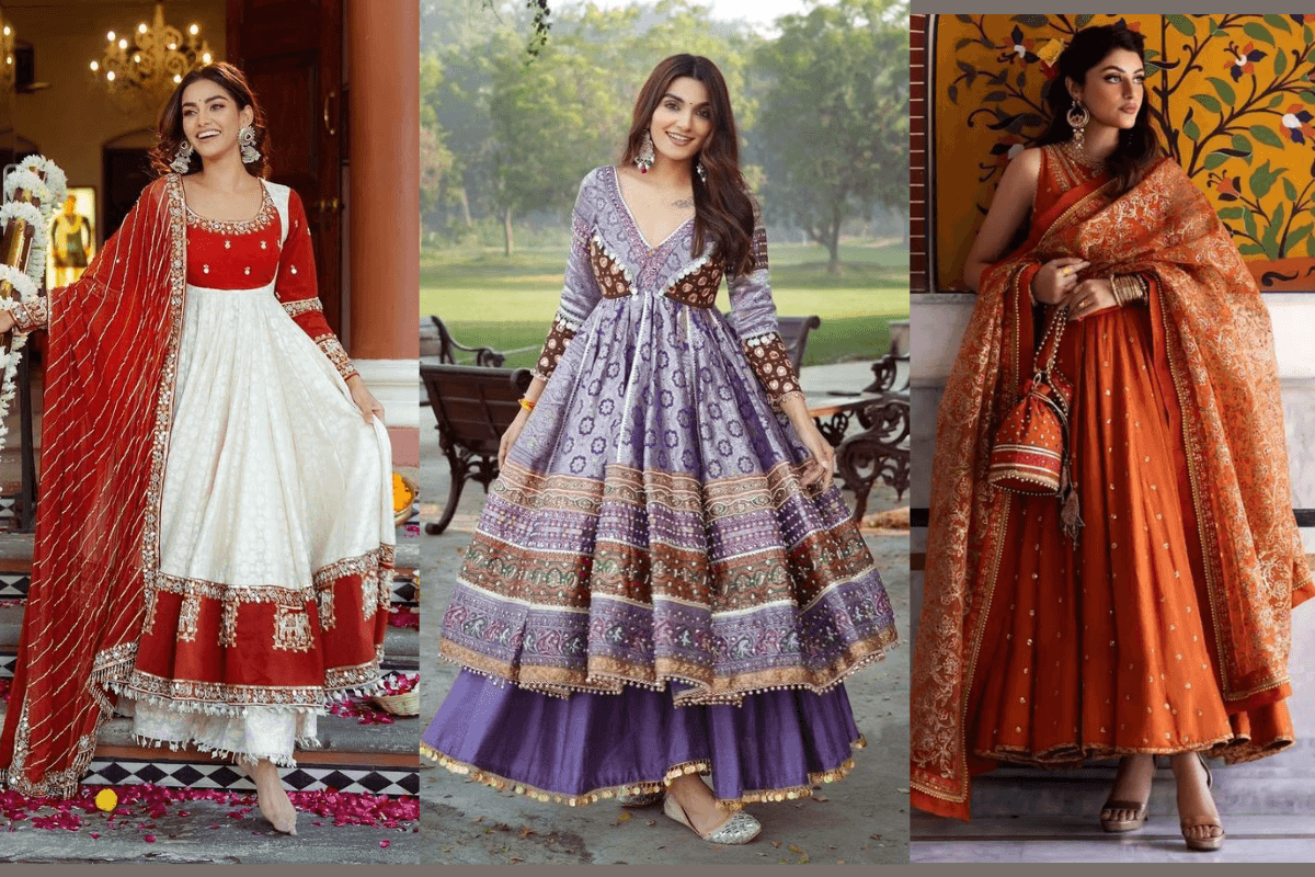 Best Anarkali Suit for Navratri 2025: चैत्र नवरात्रि के शुभ अवसर पर पहनें लेटेस्ट गुजराती अनारकली सूट