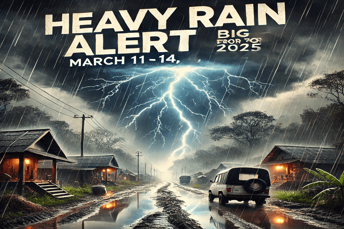 AI Image Heavy Rain Alert