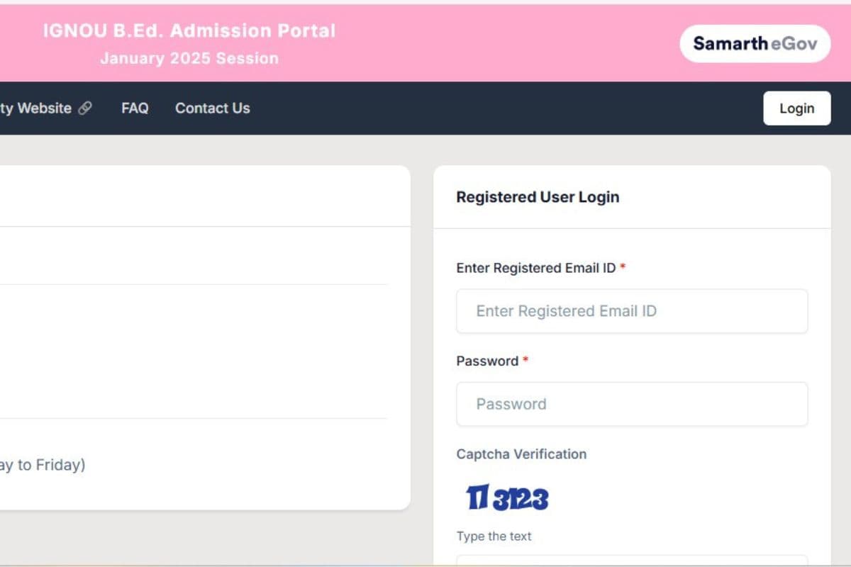 IGNOU Admit Card 2025 Download: इग्नू बीएड प्रवेश परीक्षा के एडमिट कार्ड जारी, डायरेक्ट लिंक से डाउनलोड