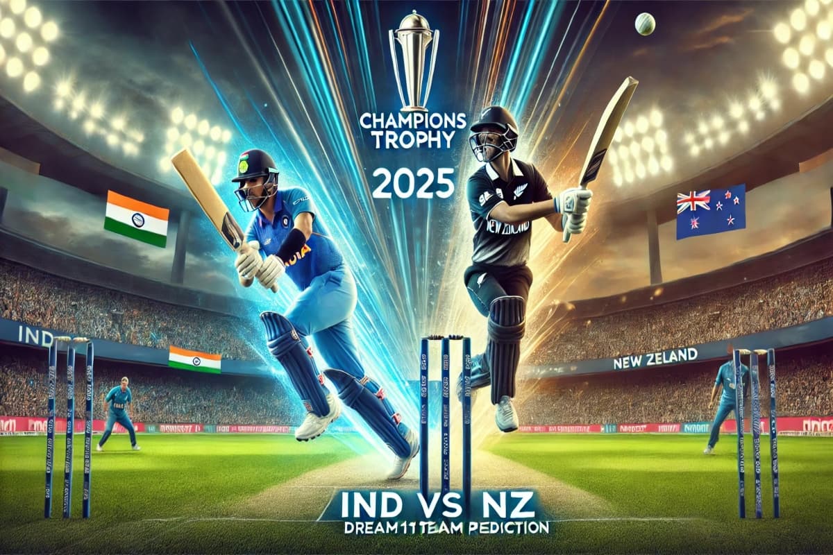 ICC Champions Trophy 2025 फाइनल मैच के लिए ChatGPT ने बताया IND vs NZ Dream11 Prediction
