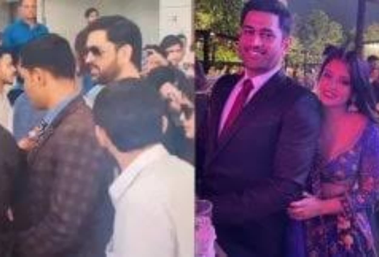 धोनी तेरा क्या कहना... ऋषभ पंत के बहन की शादी में लूट ली महफ़िल, देखें Video