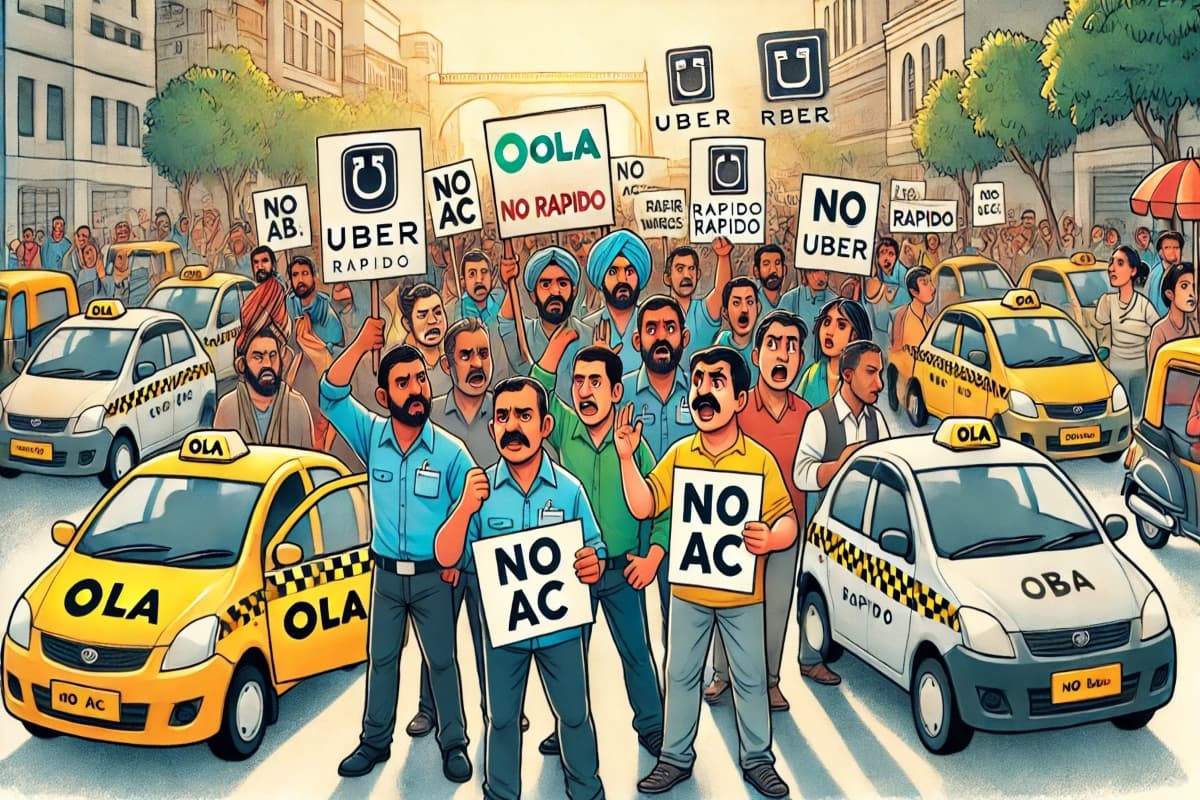 Ola Uber Rapido कैब चालकों ने हैदराबाद में 'नो AC कैंपेन' क्यों छेड़ा है?