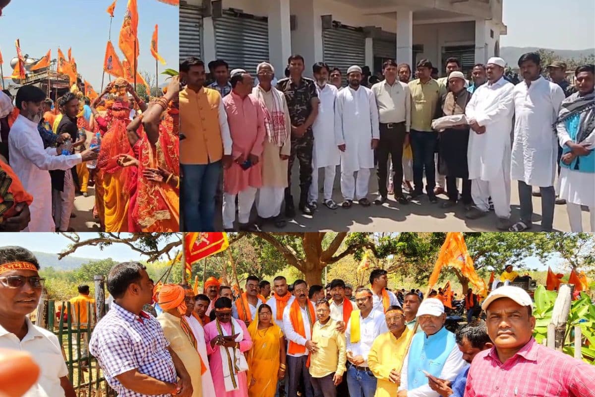 Video: बड़कागांव की रुद्र महायज्ञ कलश यात्रा में दिखी भाईचारगी, मुस्लिम समुदाय ने किया भव्य स्वागत
