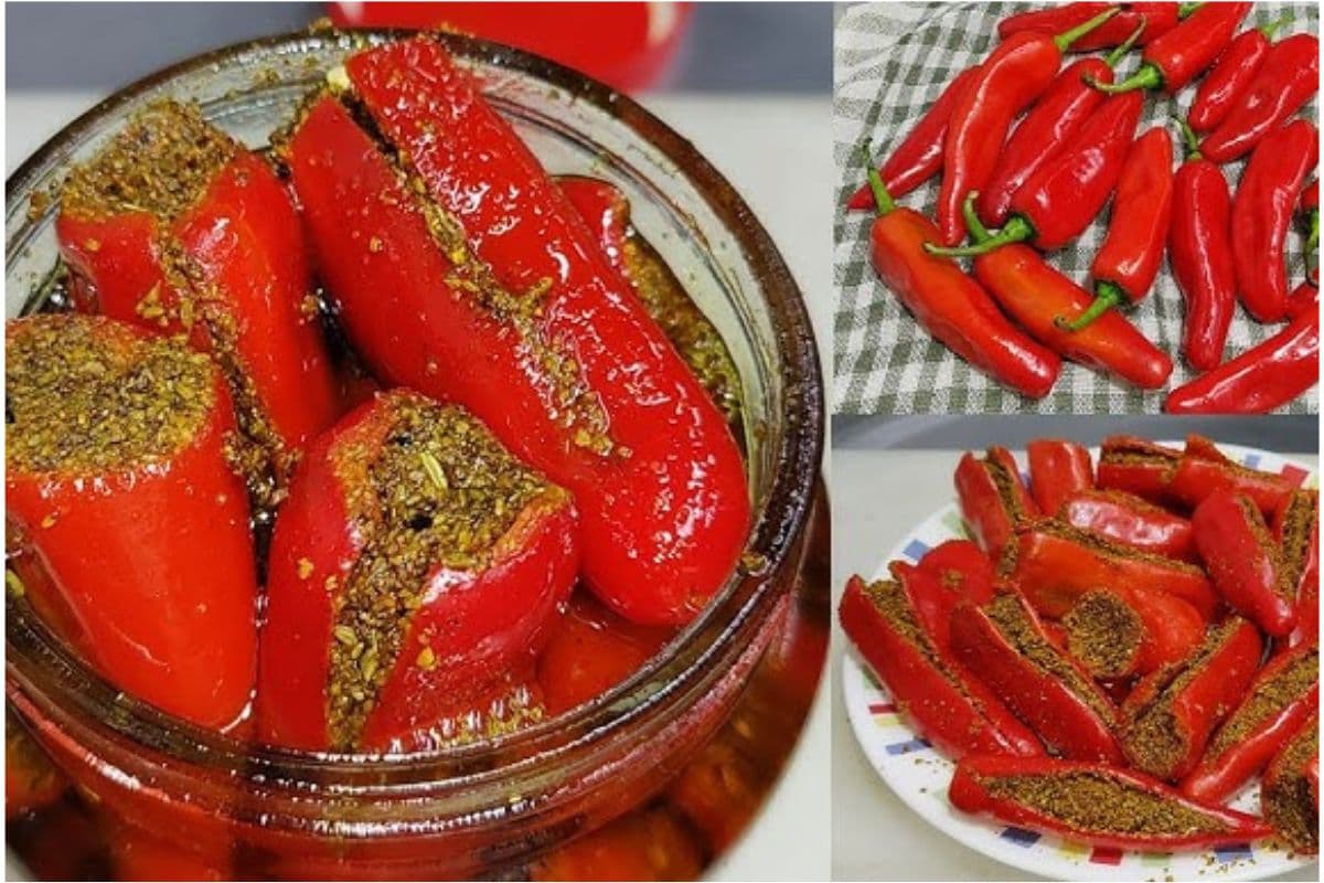 Stuffed Red Chili Pickle Recipe: खाने को दें तीखा और मसालेदार ट्विस्ट,बनाएं लाल मिर्च का भरवा आचार