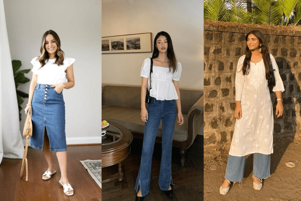 Style your Holi Outfit with Denim: डेनिम और व्हाइट टॉप वियर के साथ पाएं स्टाइलिश लुक- ट्राई करें ये परफेक्ट कॉम्बिनेशन