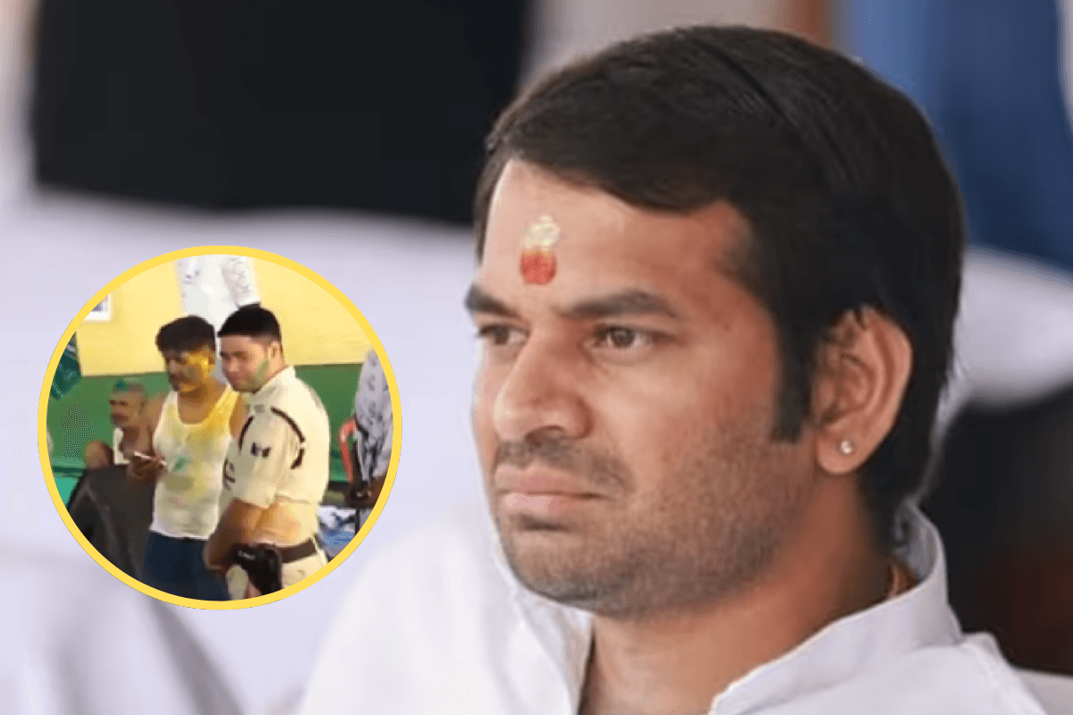 RJD नेता तेजप्रताप यादव का कटा चालान, वर्दी में डांस करने वाले पुलिसकर्मी हटाए गए