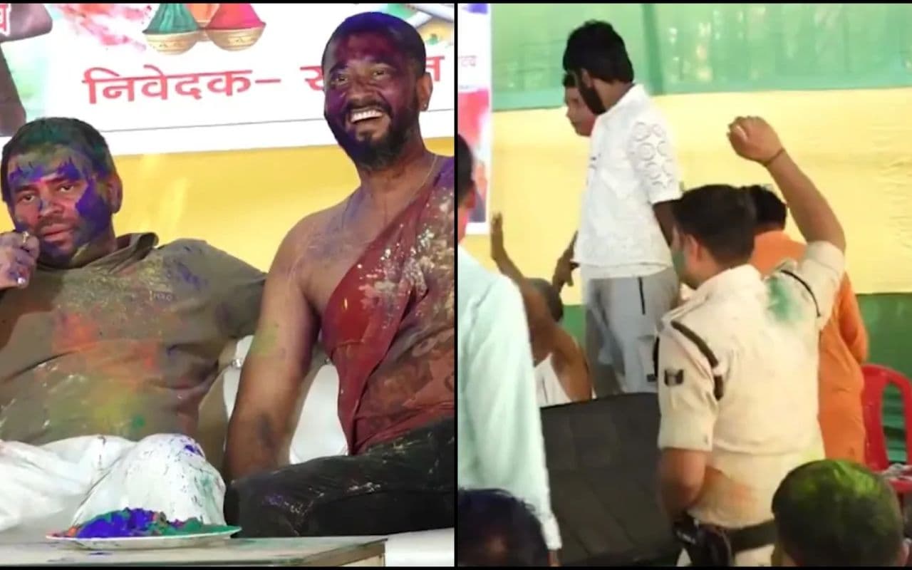 Video: 'ऐ सिपाही ठुमका लगाओ नहीं तो…', तेज प्रताप यादव ने वर्दी में पुलिसकर्मी से करवाया डांस