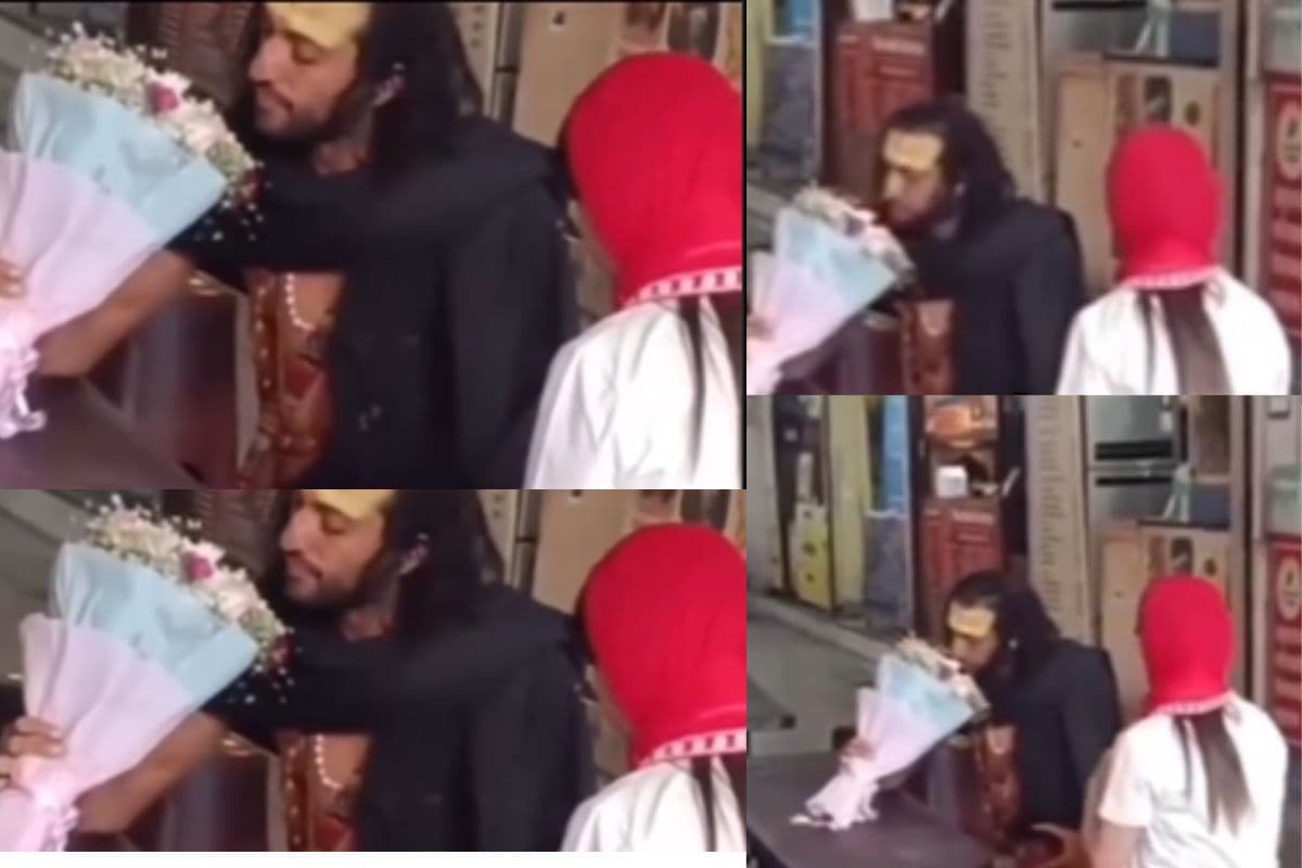 Viral video: इश्क के रंग में रंगे IIT बाबा, लाल दुपट्टे वाली संग रोमांटिक मोमेंट