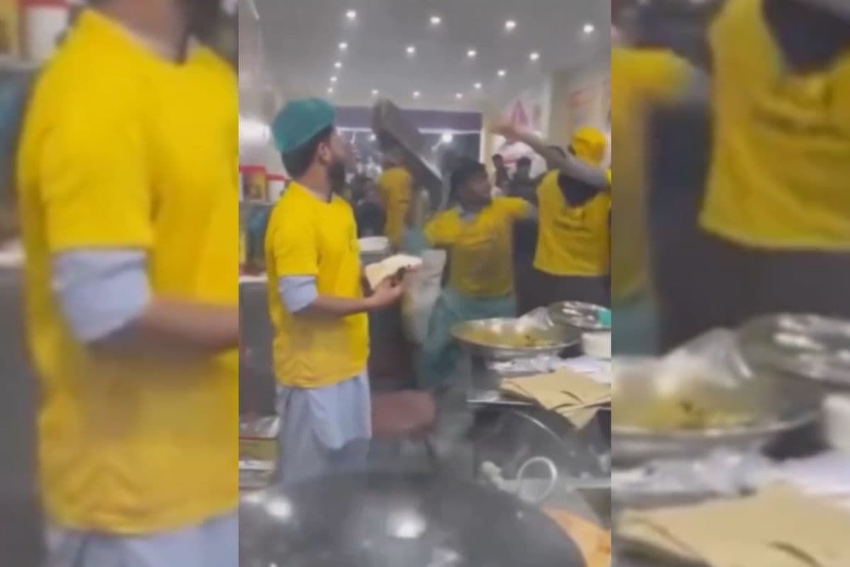 Viral Video: रेस्टोरेंट में सब छुड़ा रहे थे लड़ाई, यह शख्स तल रहा था भटूरा, वायरल हो रहा वीडियो