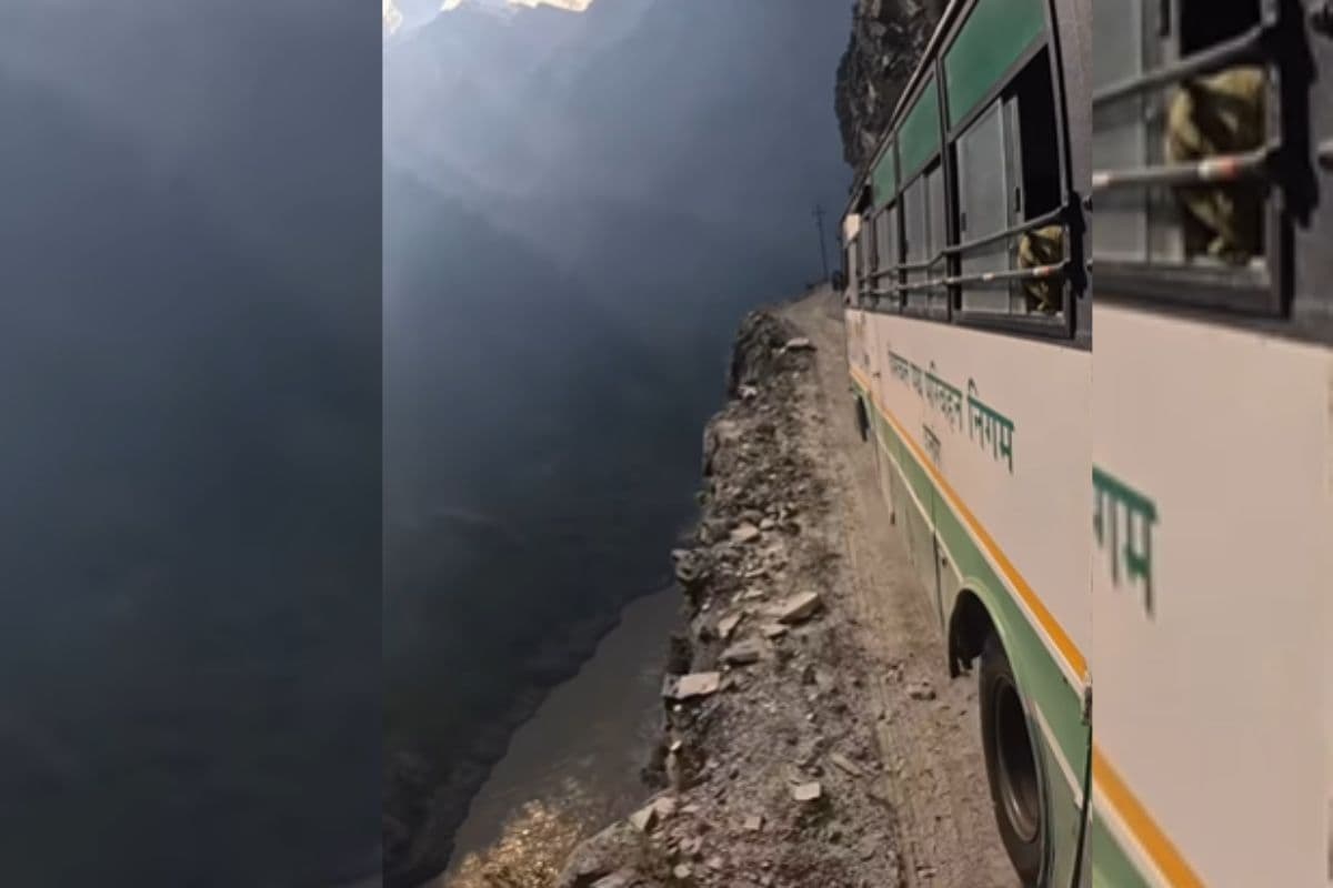 Viral Video: संकरी पहाड़ी रास्ता, सामने घुमावदार मोड़, बस ड्राइवर के हुनर को सराह रहे लोग, देखें वीडियो