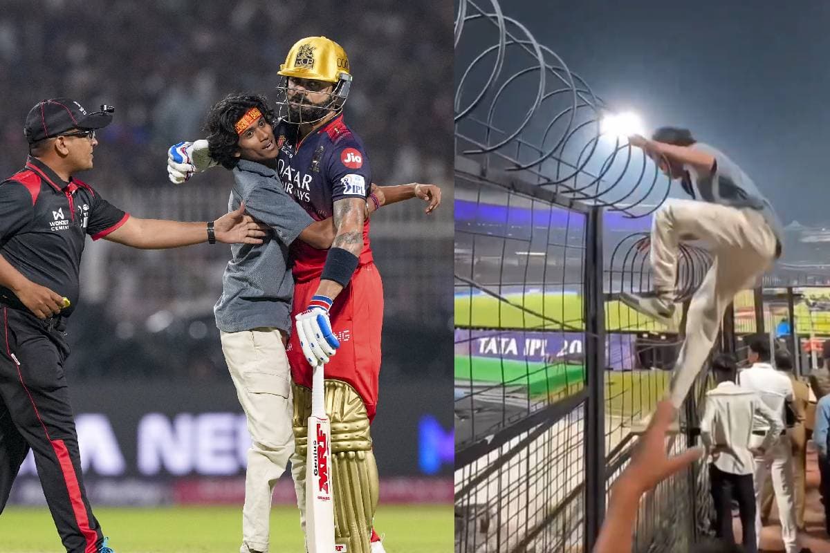 वीडियो आया सामने, कैसे सिक्युरिटी को चकमा देकर विराट कोहली के पास पहुंच गया फैन
